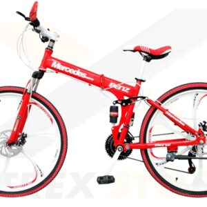 Mercedes-Benz Foldable Cycle with 21 Speed Gears - Hybrid Cycle - 6 Spokes
