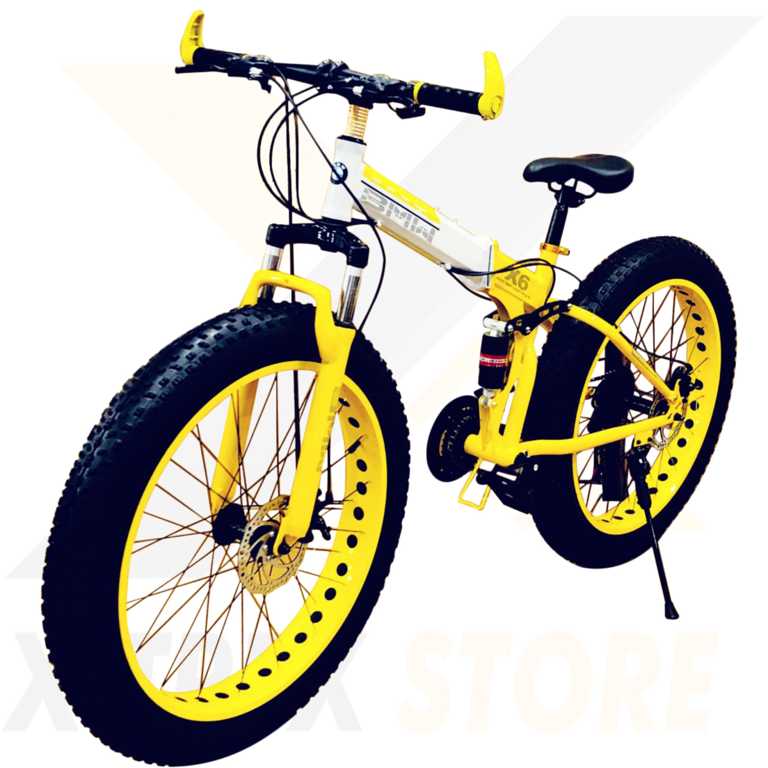 BMW Fat Tyre Foldable Cycle with 26*4 Inch Tyres: Mounatin Bike